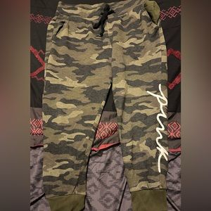 PINK Victoria secret’s camo sweatpants